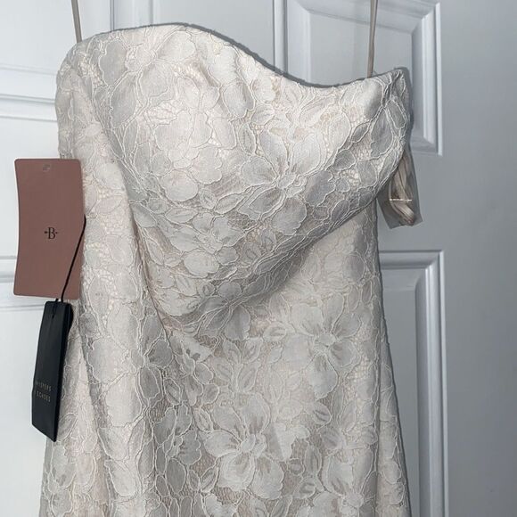 NWT BHLDN Whispers & Echoes Eastcote Strapless Bridal Wedding Gown Dress Size 8 - Picture 6 of 16